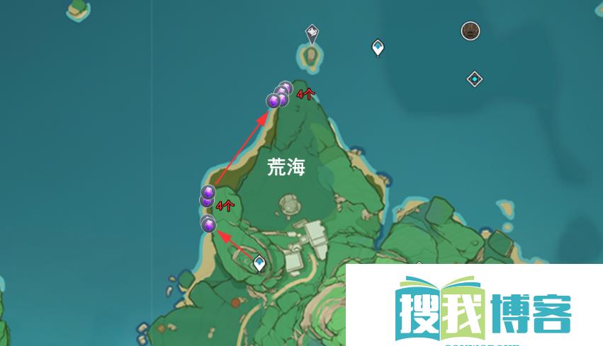 紫晶块采集路线图一览