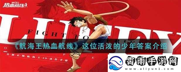 航海王热血航线中阳光少年的答案