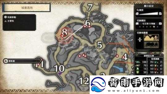怪物猎人崛起曙光密林随从探险队位置一览