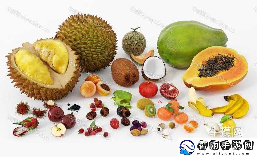 榴莲香蕉苹果哈密瓜水蜜桃的缤纷美味