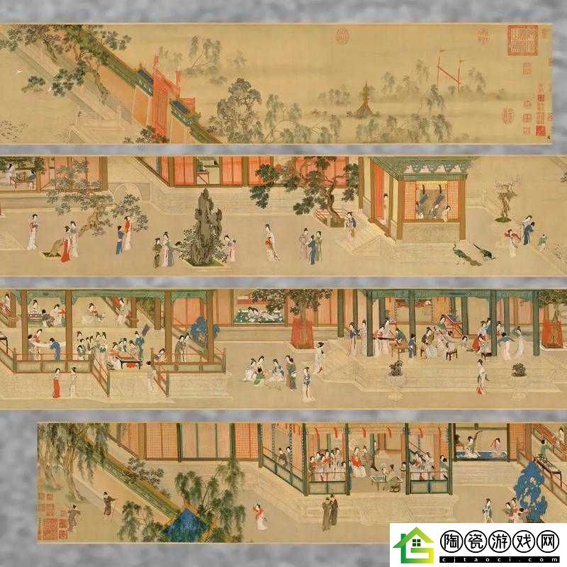 汉宫春晓-61-式图：古韵悠长的艺术画卷