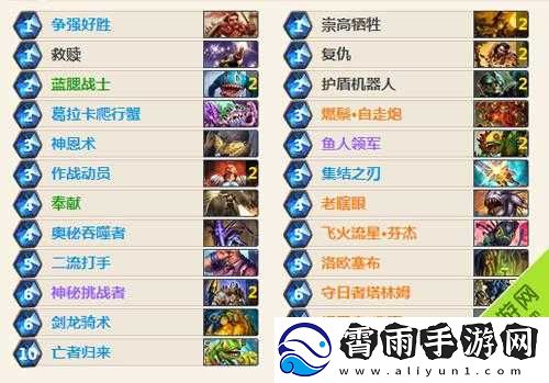 炉石狂野佛鱼骑卡组及传说攻略推荐