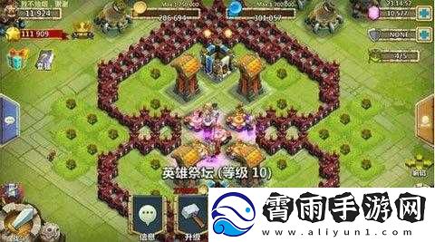 城堡争霸-36-副本防大胡子飞锤秒杀技巧