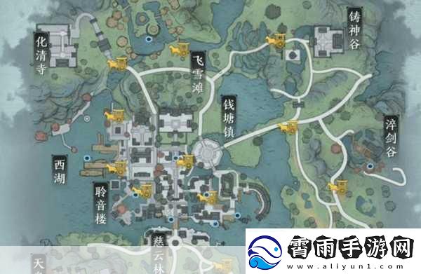 天涯明月刀手游襄州胜景录拍照点在哪里-热门游戏场景探秘