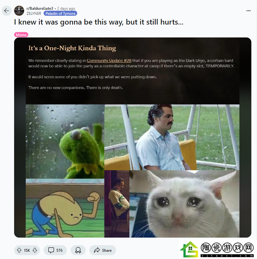 拉瑞安表示：博德之门3中阿尔菲拉不存在存活路线