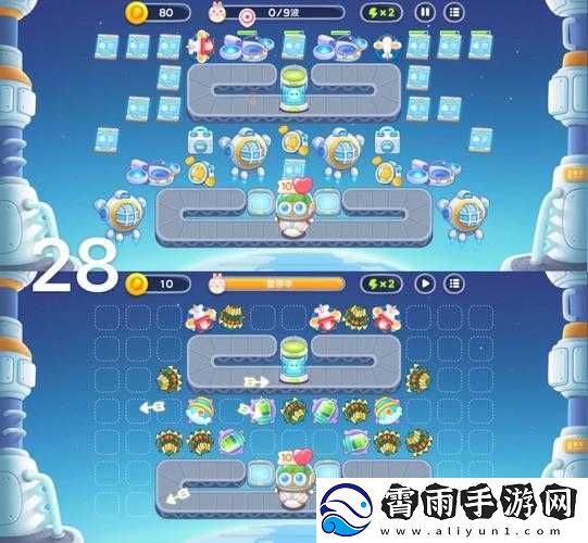 保卫萝卜4太空穿越49关攻略