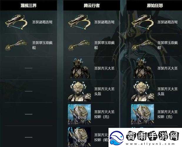 星际战甲圣装永续攻略