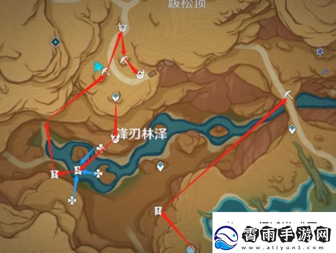 匹配对手！原神浮罗囿地图全宝箱点位收集路线