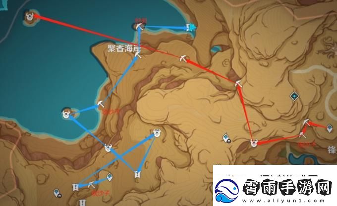 匹配对手！原神浮罗囿地图全宝箱点位收集路线