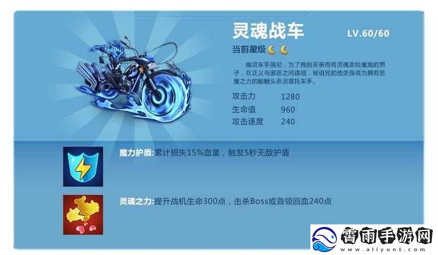 全民飞机大战：灵魂战车满级属性技能大揭秘