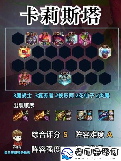 金铲铲之战S7重骑冰鸟阵容玩法分享