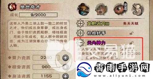 烟雨江湖：薛龙城实力解析-挑战江湖新篇章