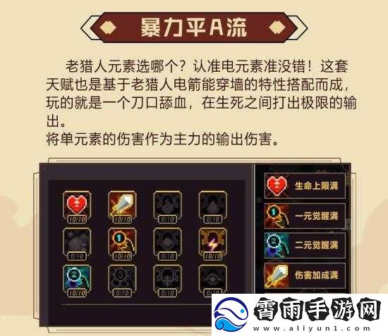 元素地牢：天赋点锁定难题解析——深入探讨无法点亮天赋点的原因及解决方案
