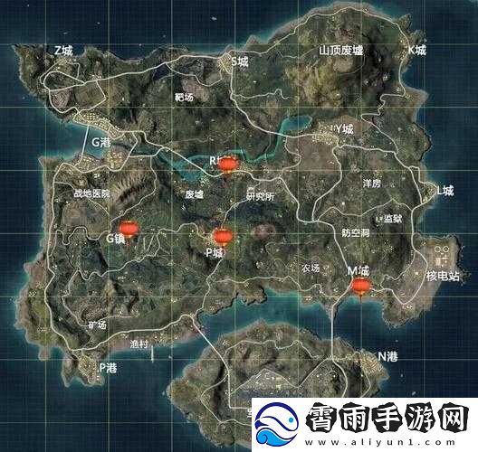 和平精英的迎春广场位置在哪