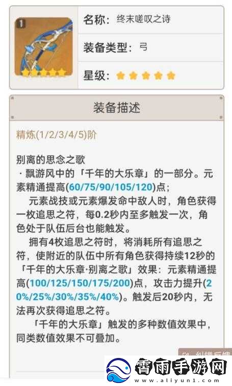 原神终末嗟叹之诗最佳角色搭配与运用策略解析