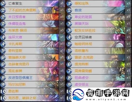 暗月马戏团宇宙术卡组搭配攻略及编码分享