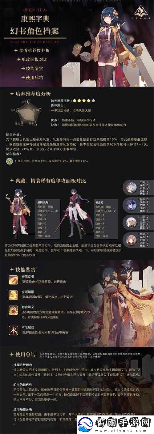 幻书启世录之康熙字典价值深度解析：性价比分析与抽取建议