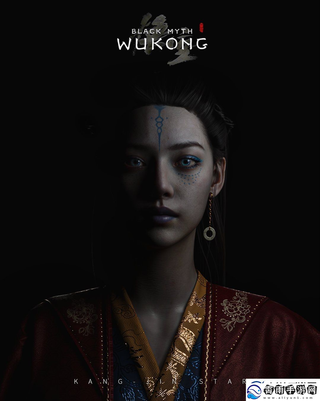黑神话亢金星君淡妆模型图赏