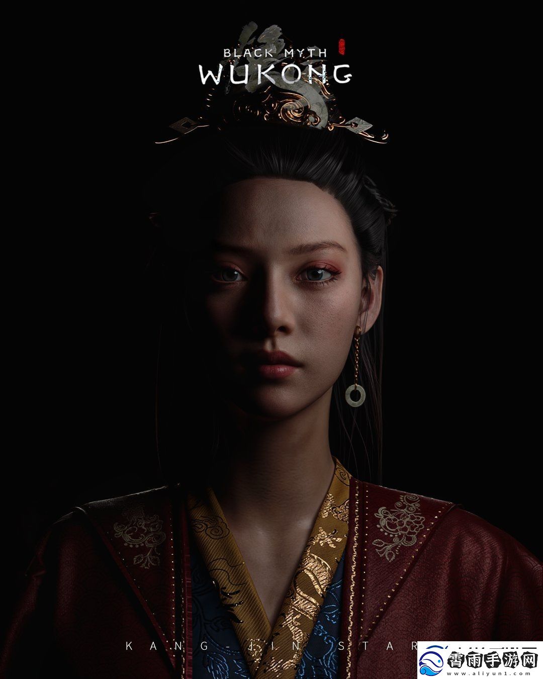 黑神话亢金星君淡妆模型图赏