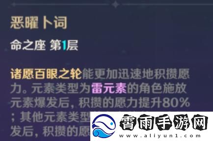 原神雷电将军配队指南