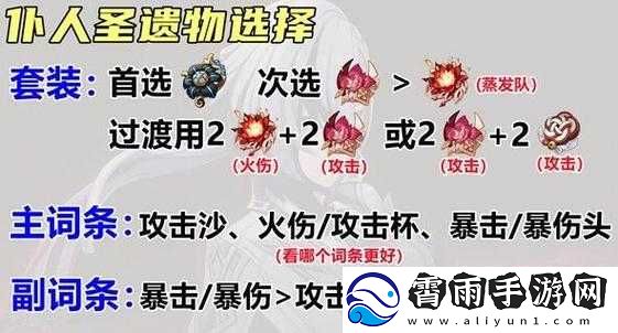 原神女仆满命圣遗物最佳搭配选择策略探讨