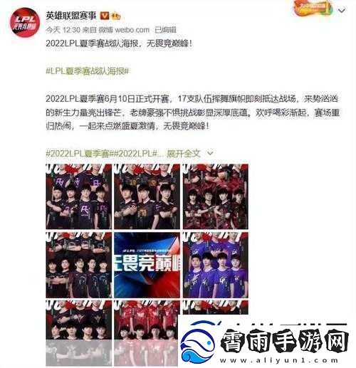 RA2024LPL-夏季赛名单出炉-战队新阵容引发无限期待