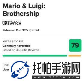 马力欧＆路易吉RPG兄弟齐航媒体评分解禁-IGN5分