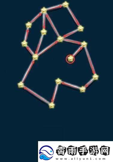 星运连连第16关星星相连图文攻略