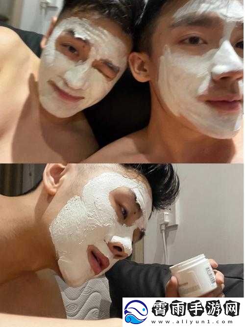 上面一边亲下一边面膜