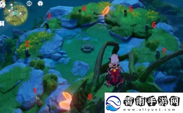 原神点亮石像顺序解密
